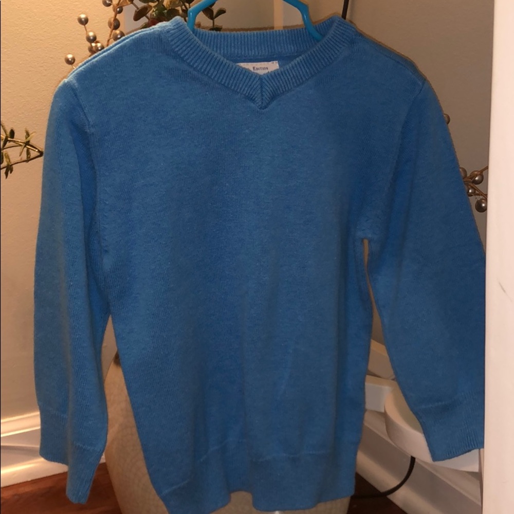 Children's Place blue v-neck sweater